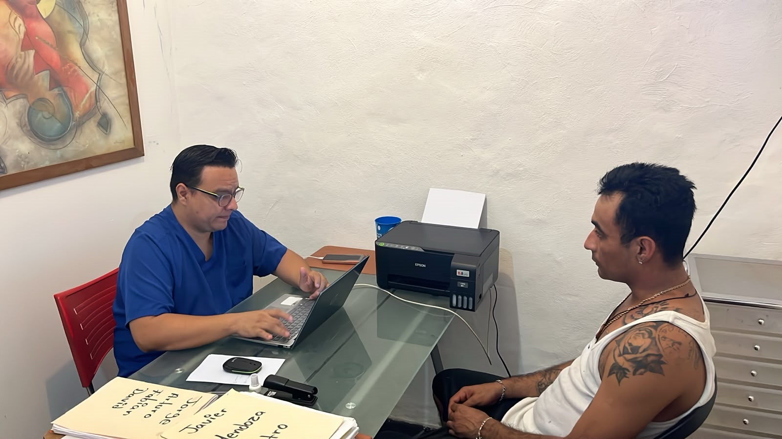 Área de atención para valoración y seguimiento profesional